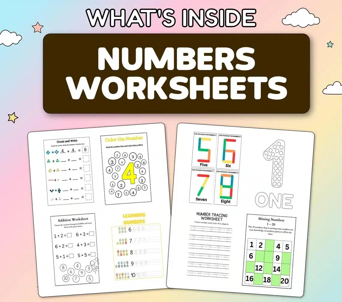 Numbering Worksheet Sample